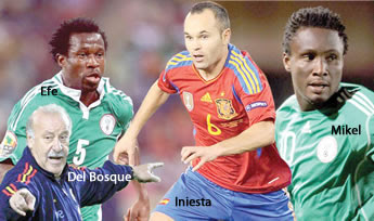 Nigeria VS Spanyol 24 Juni 2013