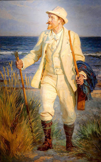 Laurits Tuxen (1853–1927) Portrait de Peder Severin Krøyer, 1904. Museum of Fine Arts, Budapest