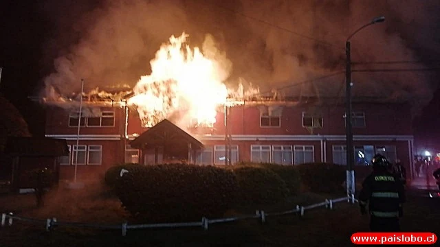 🔥🚒 Osorno: Incendio destruye hogar de menores