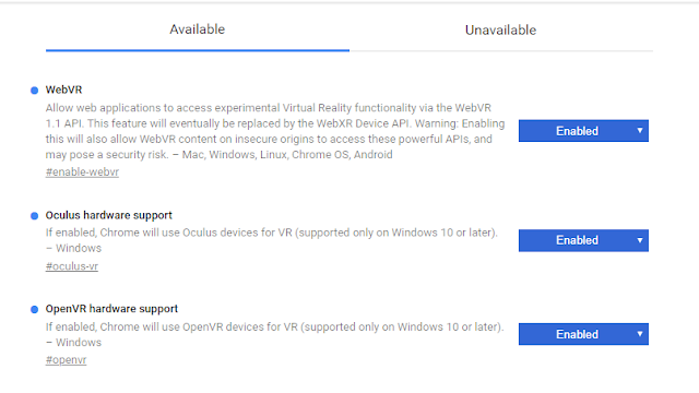 WebVR To Chrome Browser