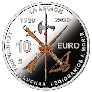 Moneda Centenario de La Legión Española
