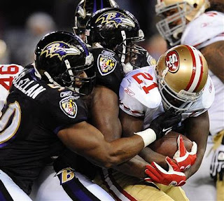 Ravens beat 49ers 16-6 in duel of Harbaughs