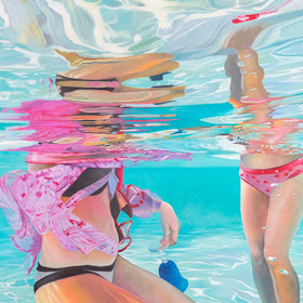 pinturas-coloridas-con-mujeres-bajo-el-agua mujeres-bajo-el-agua-pinturas