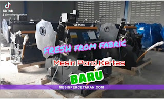 Mesin Pond Kertas BARU 2021