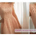 Vestido largo en crochet 