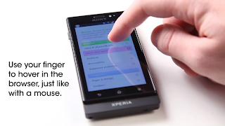 Xperia Sola Touchless Gesture