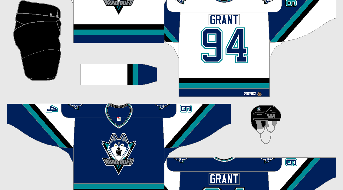 Quebec City Hammers (aka the Not Nordiques)- Jerseys 22/23,  home/away/third. Plus a (as close as possible) recreation of the Vidéotron  Centre : r/EANHLfranchise