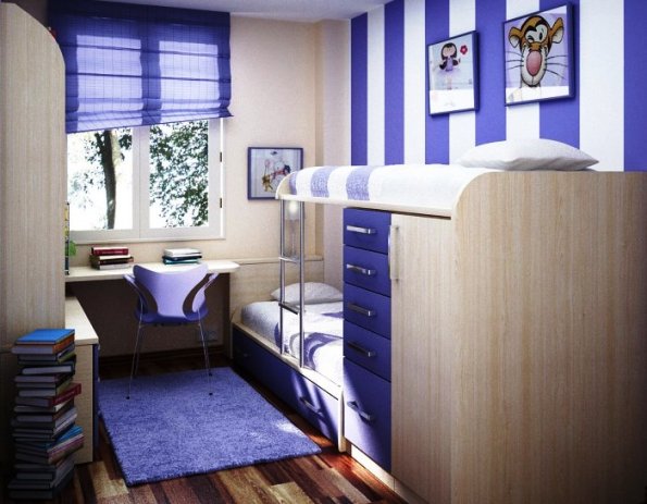  Desain  Kamar  Tidur  Anak dan Remaja  Cewek Cowok  