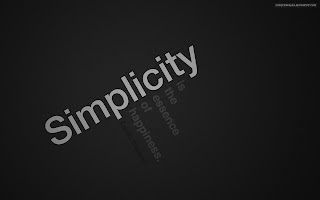 simplicity quote wallpaper