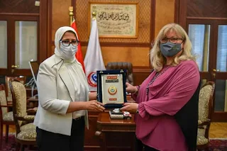 وزيرة الصحة تستقبل سفيرة دولة سلوفينيا بالقاهرة
