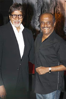 Big B and Rajnikanth at Cannes film festival