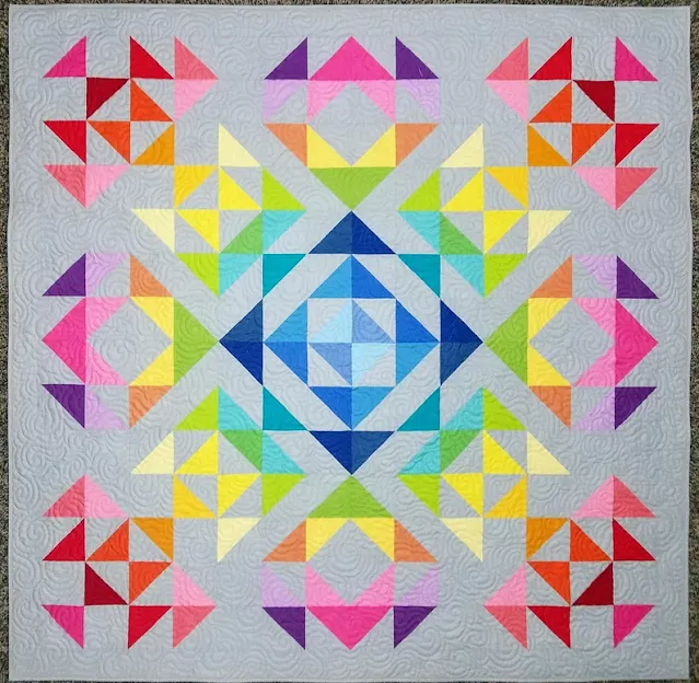 iridescent star quilt pattern