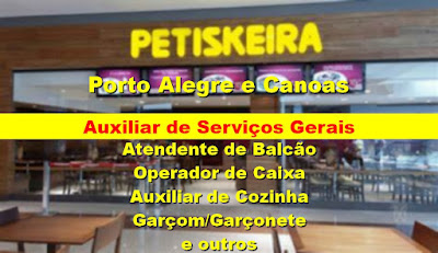 Restaurante abre vagas para Serviços Gerais, Aux. Cozinha, Garçons e outros em Porto Alegre e Canoas