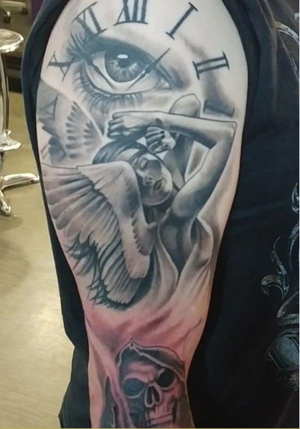 Angel tattoo designs idea