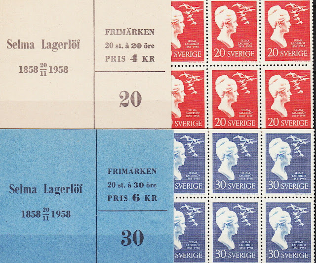 Sweden Both Booklets 100th Birthday Author Selma Lagerlöf