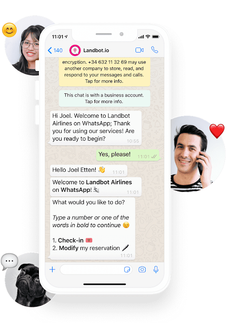 Landbot is a user-friendly no-code solution for creation of conversational apps which are a natural evolution of chatbots.