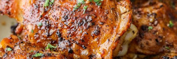 OVEN BAKED CHICKEN THIGHS 