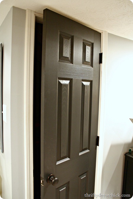 black interior doors