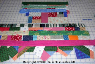 mile-a-minute quilt piecing