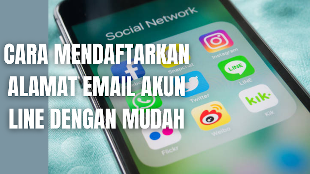 Cara Mendaftarkan Alamat Email Akun Line Dengan Mudah Di dalam mendaftarkan Alamat Email Akun Line, ada beberapa langkah yang harus dilakukan yang diantaranya adalah :  Tekan tab "Beranda" > "Pengaturan (ikon gerigi)" > "Akun" > "Alamat Email" Masukkan "Alamat Email", lalu tekan "Berikutnya" Masukkan "Kode Verifikasi", atau tekan "Tautan" yang diterima  Pendaftaran alamat email ini pada Akun Line bertujuan untuk mempermudah pengguna untuk mengubah atau mengatur ulang kata sandi jika kata sandi lama tidak diketahui atau yang sering dikatakan sebagai lupa password.  NB : Untuk informasi lebih lanjut silahkan kunjungi "help.line.me"    Nah itu dia bagaimana cara untuk mendaftarkan Alamat Email Akun Line dengan mudah, melalui bahasan di atas bisa diketahui mengenai cara mendaftarkan Alamat Email pada Akun Line. Mungkin hanya itu yang bisa disampaikan di dalam artikel ini, mohon maaf bila terjadi kesalahan di dalam penulisan, dan terimakasih telah membaca artikel ini."God Bless and Protect Us"