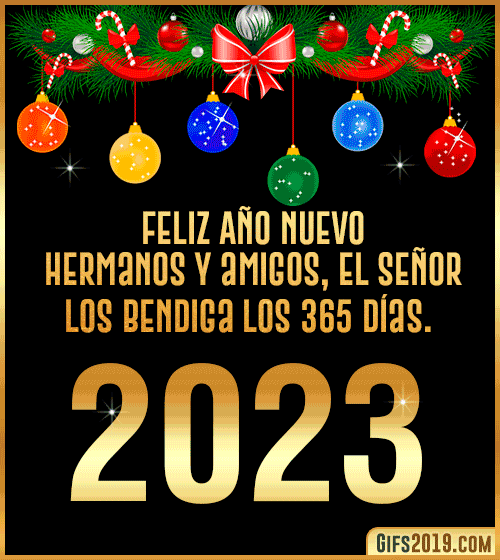 Feliz Año Nuevo 2023 para Hermanos y Primos