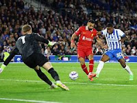 Liverpool rue Mohamed Salah miss as Brighton boost European hopes