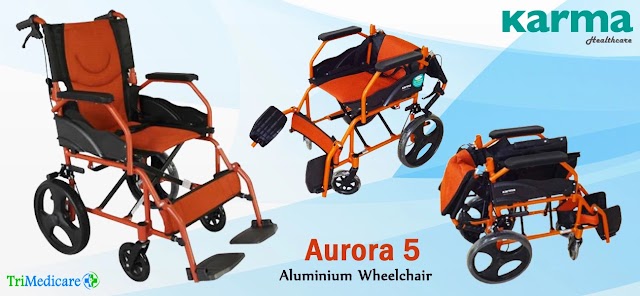 Aurora 5 Foldable Aluminium Wheelchair 