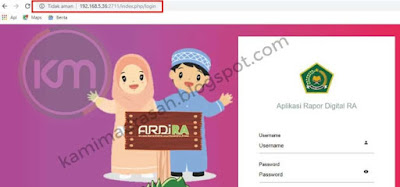 Cara Login Atau Akses Aplikasi Raport Digital RA (ARDIRA)