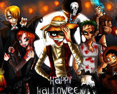 Kumpulan Gambar One Piece Special Halloween 