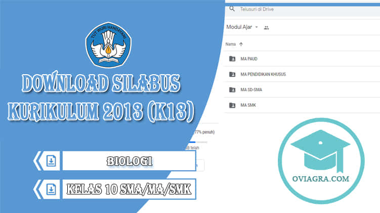 Download Silabus K13 Biologi SMA/MA/SMK Kelas 10 Terbaru