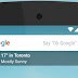 Google app for Android adds a small transparent widget under the search bar version 6.6.14.21