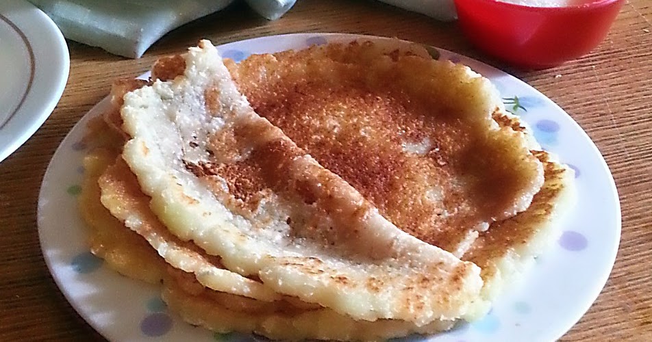 TREAT & TRICK: TAPIOCA PANCAKE aka LEMPENG UBI RECIPE