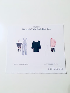 October 2017 Stitch Fix Review. Colette Florettah Twist Back Knit Top | brazenandbrunette.com 