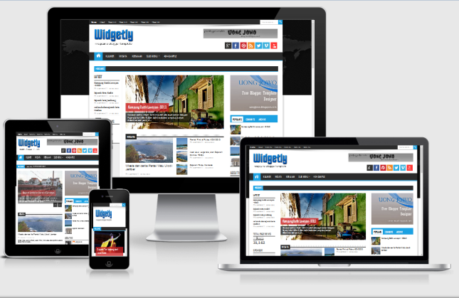 Widgetly Responsive Magazine Blogger Template