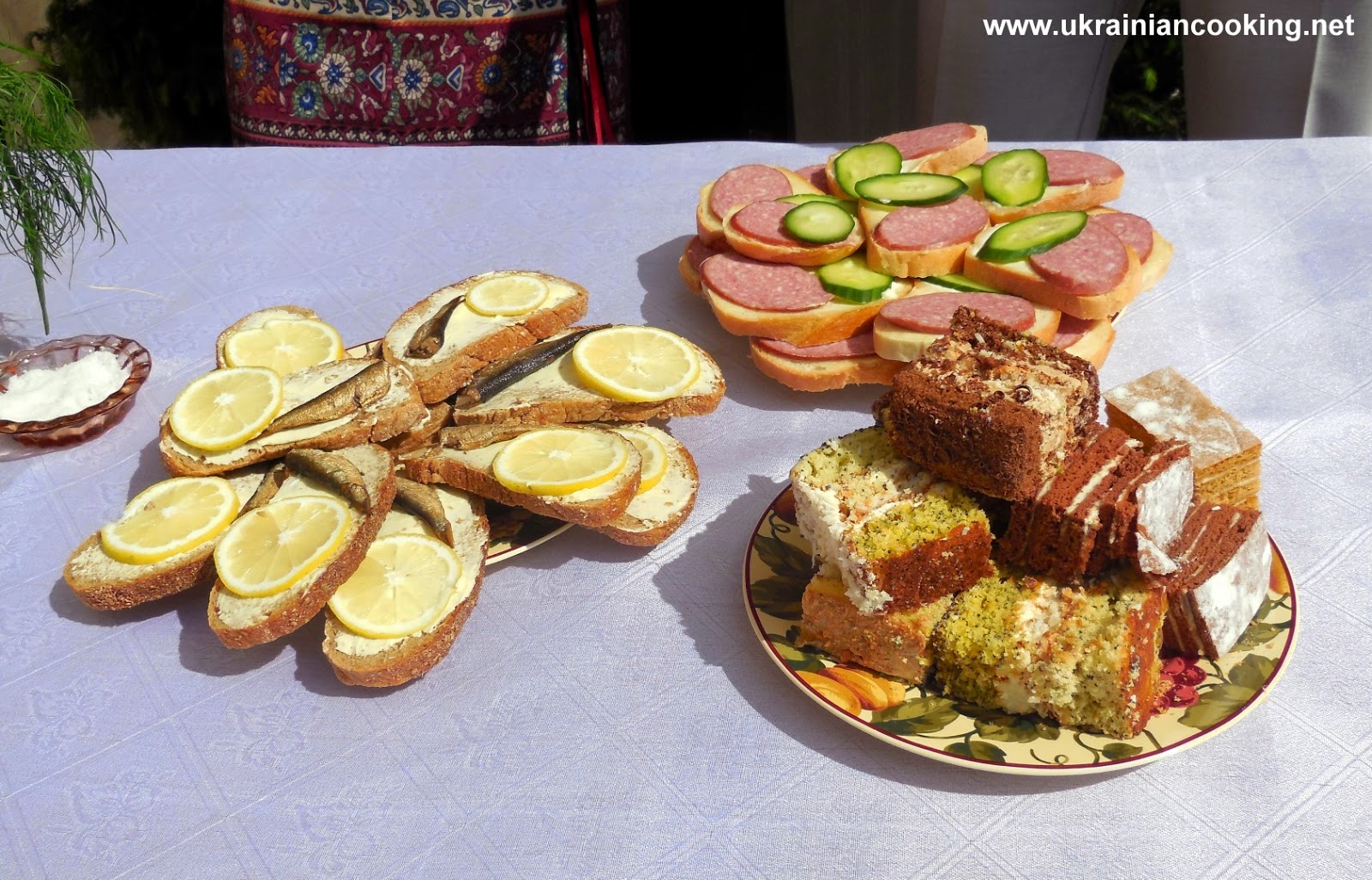 Open sandwiches are the most popular appetizers in Ukraine