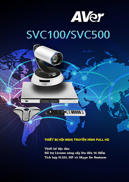Giải pháp hội nghị truyền hình AVer SVC Series mới