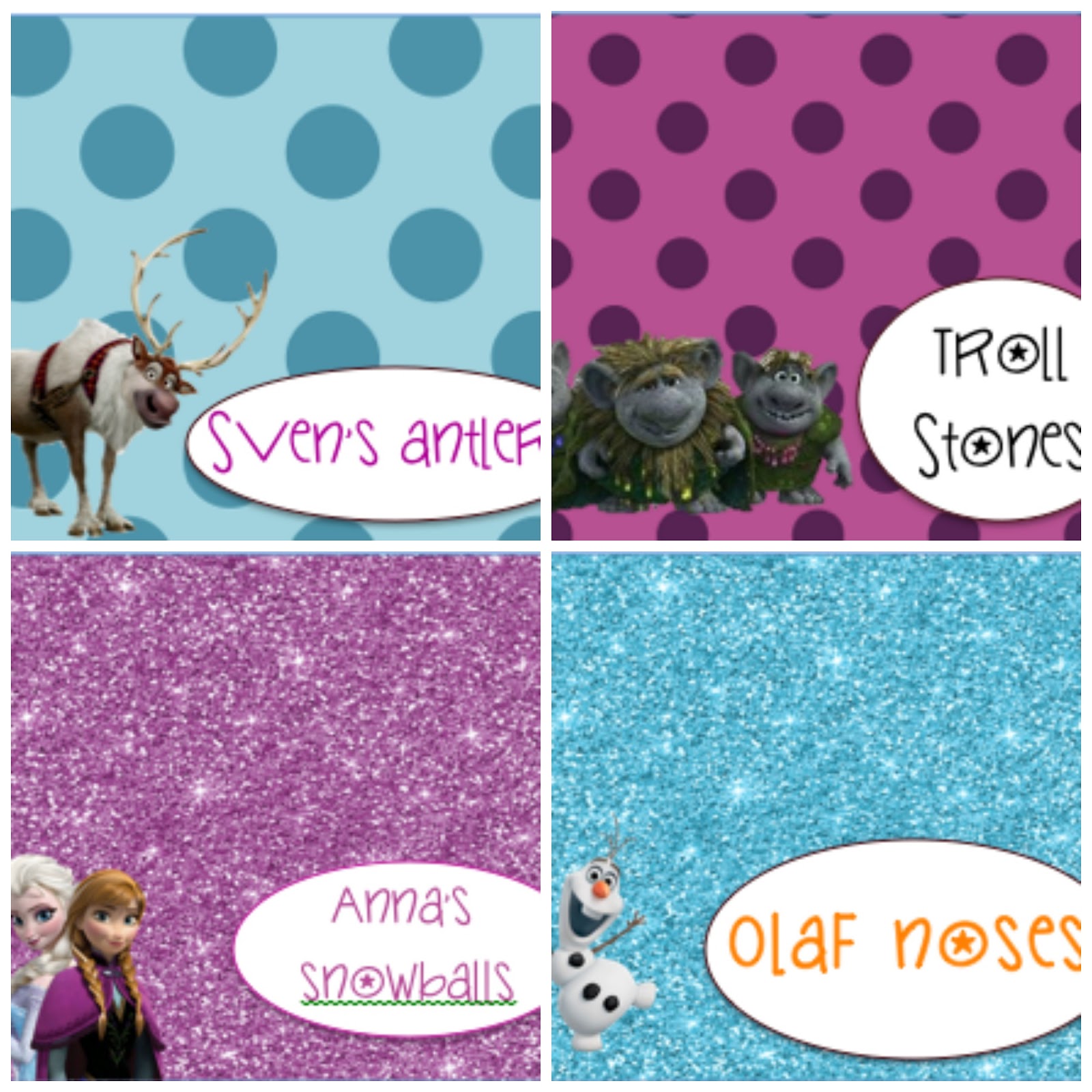 Mommy Time DIY: Frozen banner and food labels freebie!