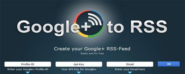 RSS Feeds Dari Google Plus