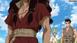 ドクターストーンアニメ 1期2話 石神千空 大木大樹 獅子王司 Dr. STONE Episode 2