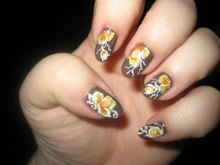 Beautiful Flower Nail Art Design