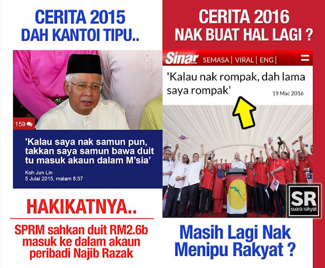 Image result for Gambar 1MDB rompak duit rakyat