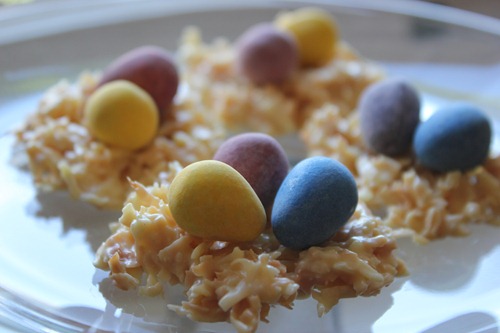 Coconut Nests Easter Candy