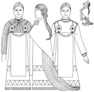 Women's clothing of the Viking Age.