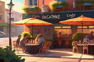 Restaurant | Cafe | AI Art Image