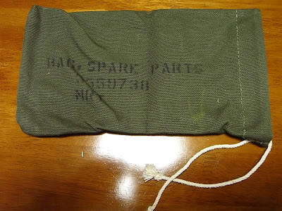 Dead-stock 1950's U.S.Army Spare Parts Bag