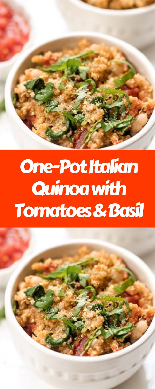 One-Pot Italian Quinoa with Tomatoes and Basil