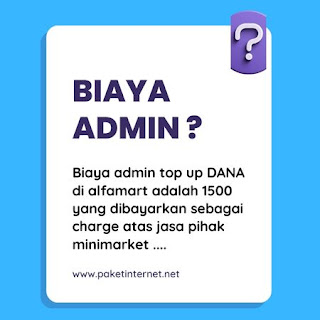 Maksimal top up DANA di alfamart, Biaya, dan Limit Transfernya