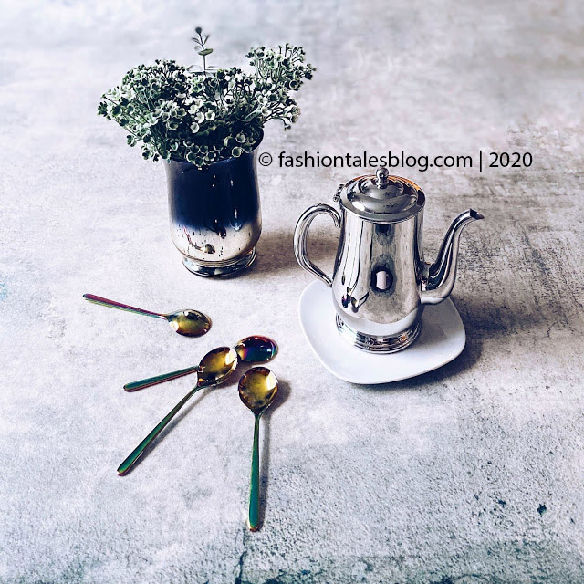 luxury spoons coffee pot