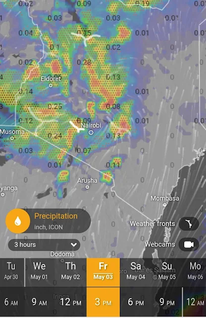 Tropical Cyclone Hidaya in Kenya