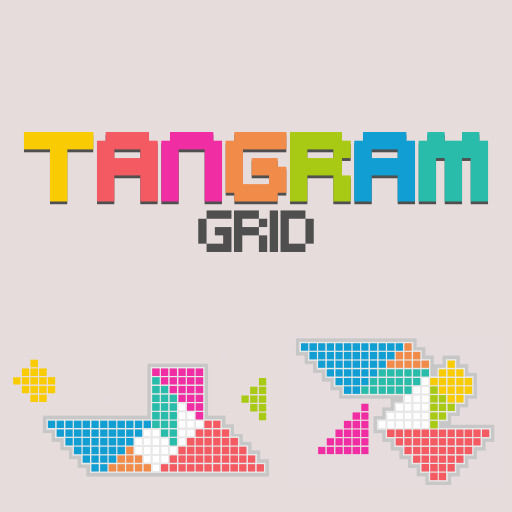 Tangram Grid - Solve the puzzle the with given pieces